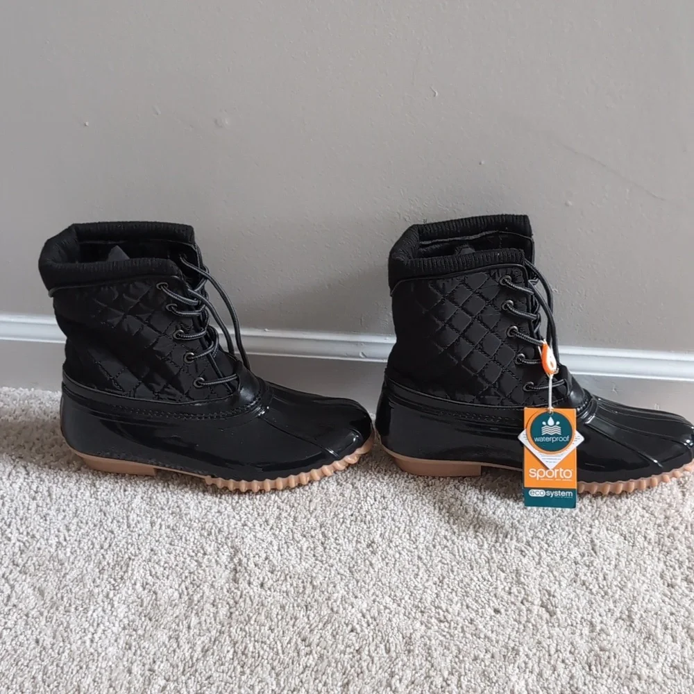 Sporto waterproof duck boots size 9m - Picture 2 of 5
